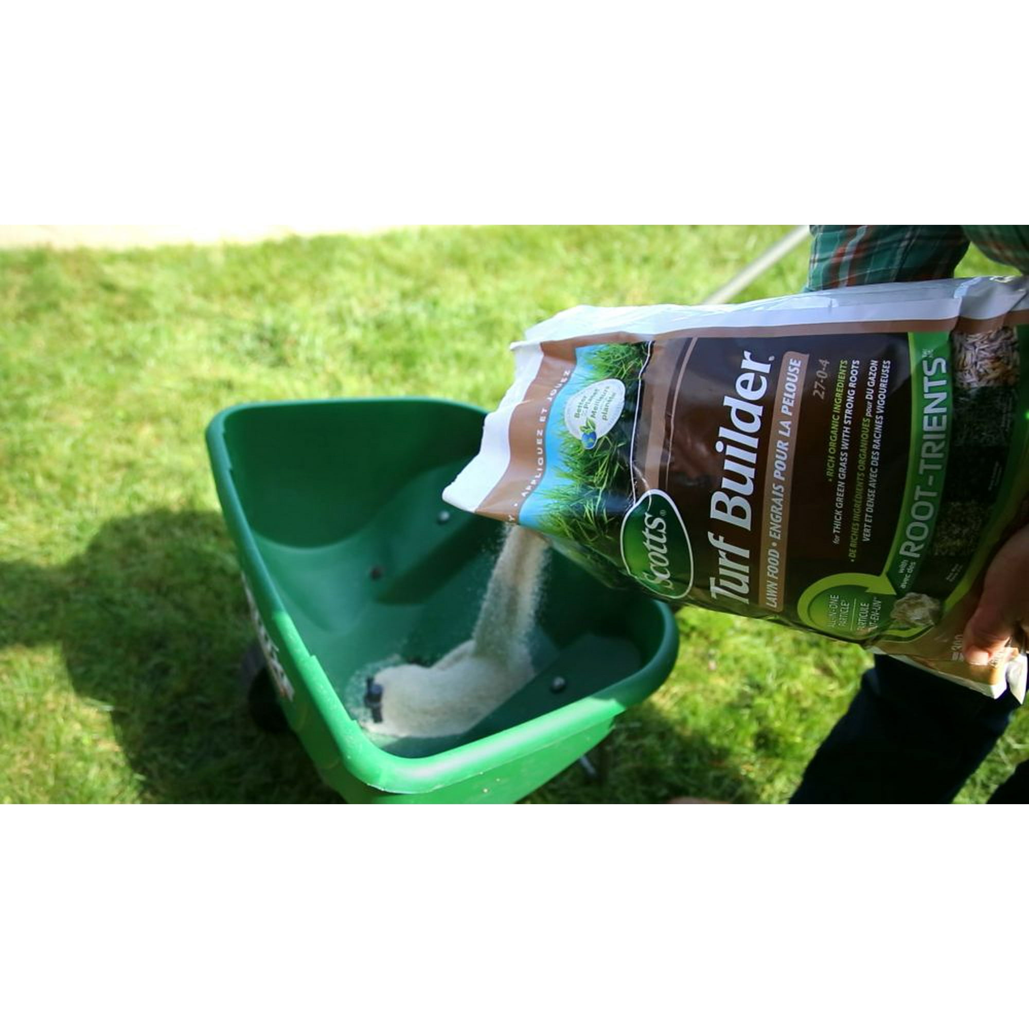 covers 300 square meters 27-0-4 Turf Builder Lawn Fertilizer covers 300 square meters 27-0-4 Turf Builder Lawn Fertilizer